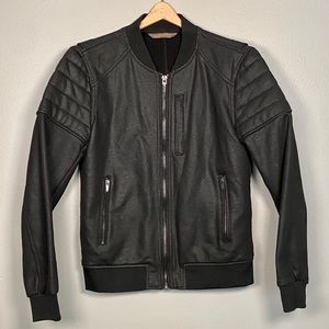 Zara Men Black Moto Bomber Eur L | USA L | 42
